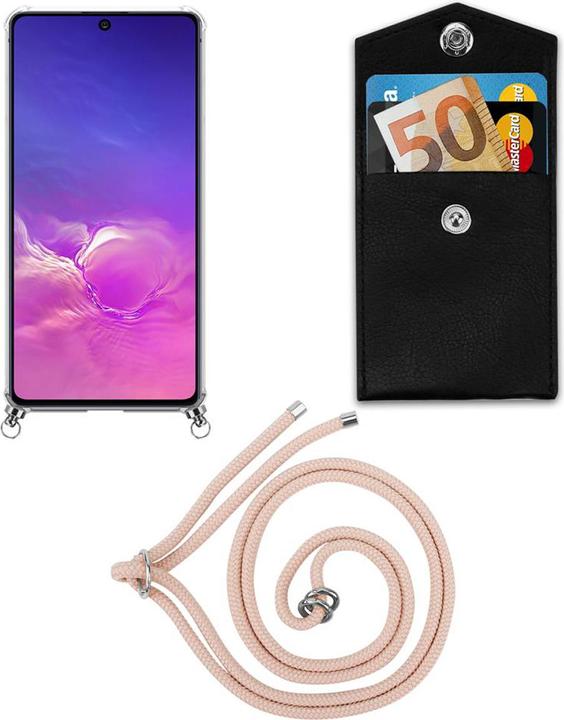Produktbild Cadorabo TPU Handy Kette SILBER Cover