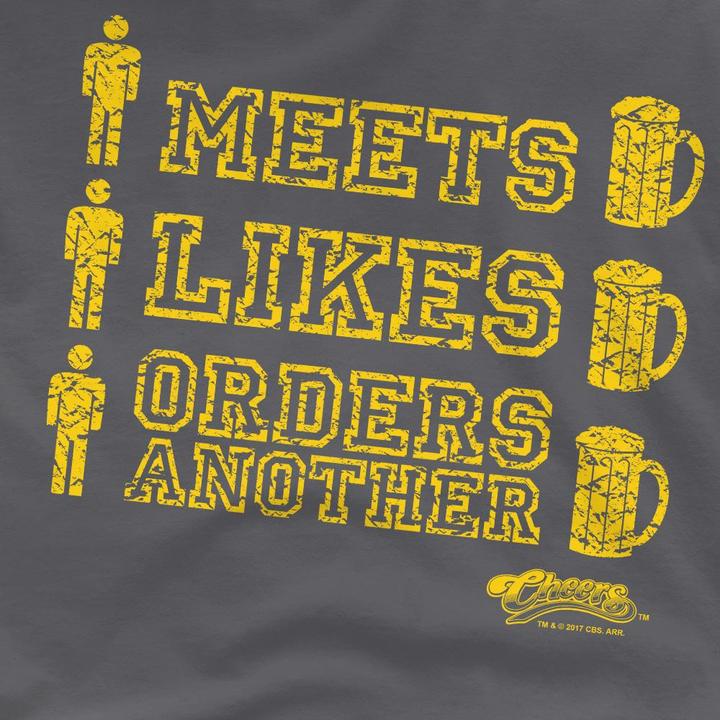 Produktbild Cheers Man Meets Beer TShirt (S)