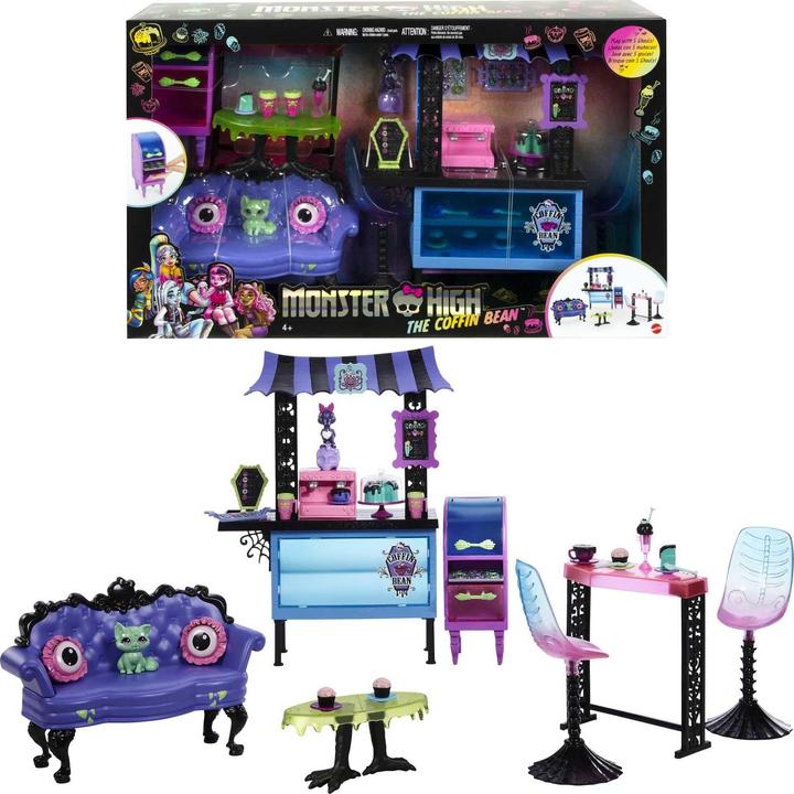 Actual product image Monster High Café Black Soul Play Set