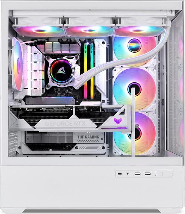 Actual product image Sharkoon AK6 RGB White ATX (white) (ATX, mATX, Mini-ATX)