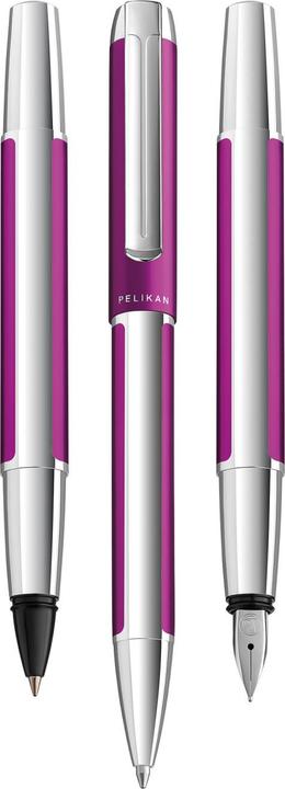 Actual product image Pelikan Stylo Plume Pura® Violet bec M dans son étui cadeau (Violet, 1 x)