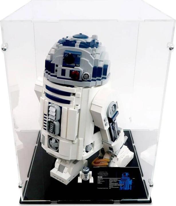 Image du produit iDisplayit Présentoir en acrylique pour LEGO® 75308 Star Wars R2-D2 (avec fond noir)