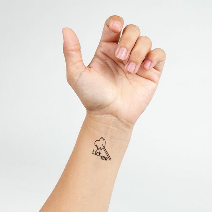 Productafbeelding Secret play Set Van 10 Snoep Collectie Tijdelijke Tattoos