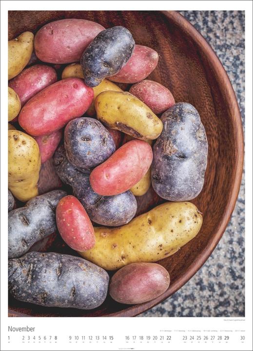 Produktbild Food Gallery Kalender 2026 (49 x 68 cm, Harter Einband, Deutsch)
