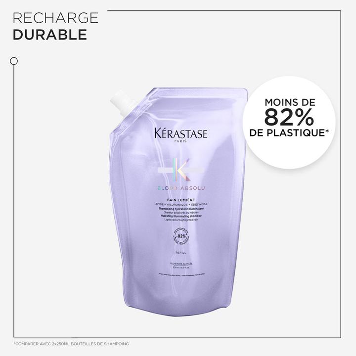 Produktbild Kérastase Blond Absolu Nachfüllset (1000 ml, Flüssiges Shampoo)