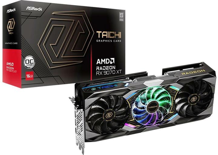 Actual product image AsRock Radeon RX 9070 XT Taichi OC (16 GB)