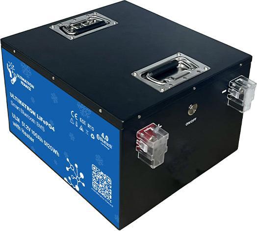 Ultimatron ULM-48V-100Ah LiFePO4 Versorgungsbatterie (51.20 V, 100 Ah)