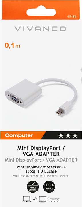 Immagine prodotto Vivanco Mini Display Port da (VGA, 10 cm)