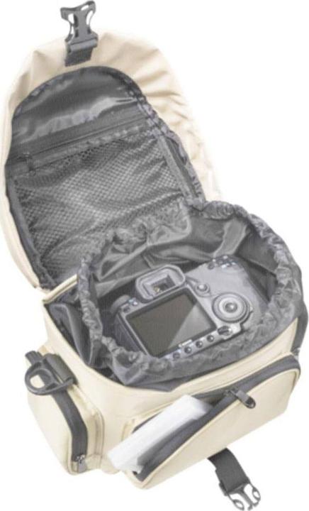 Image du produit mantona Sac photo Premium sable/noir (Sac à bandoulière pour appareil photo, Kamera Bereitschaftstasche, 11.62 l)