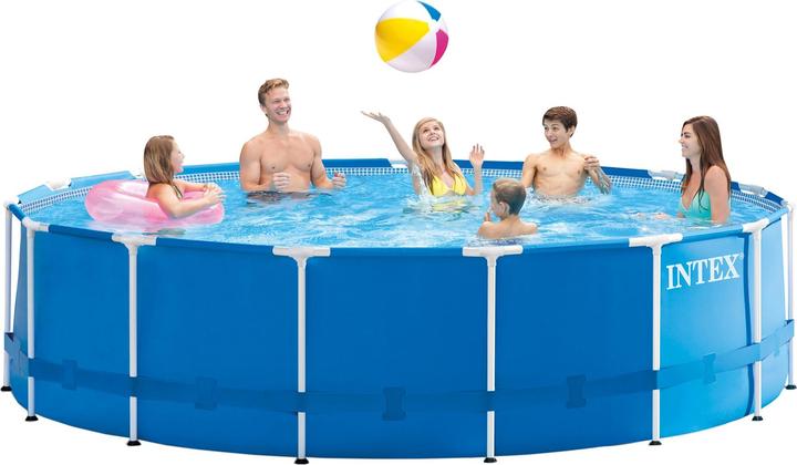 Produktbild Intex Metal Frame Pool Komplett Set (Ø 457 x 122 cm)