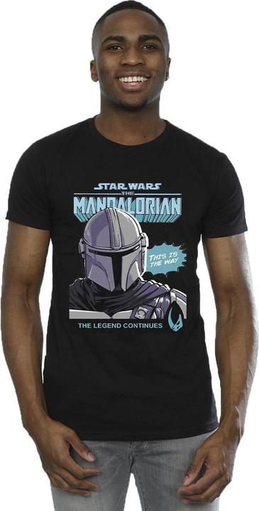 Immagine prodotto Star Wars Mando Comic Cover Maglietta Uomo (XXL)