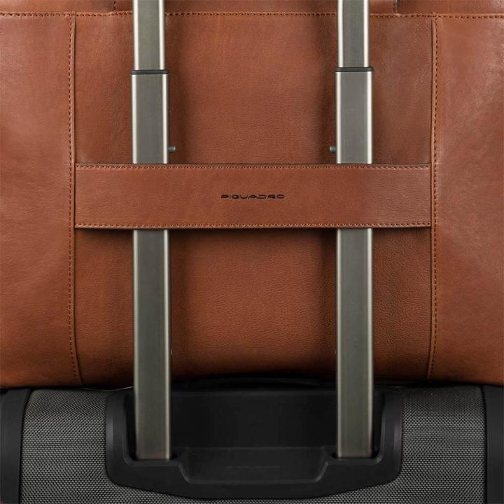 Actual product image Piquadro Black Square - Slim 15" inch laptop bag (15")