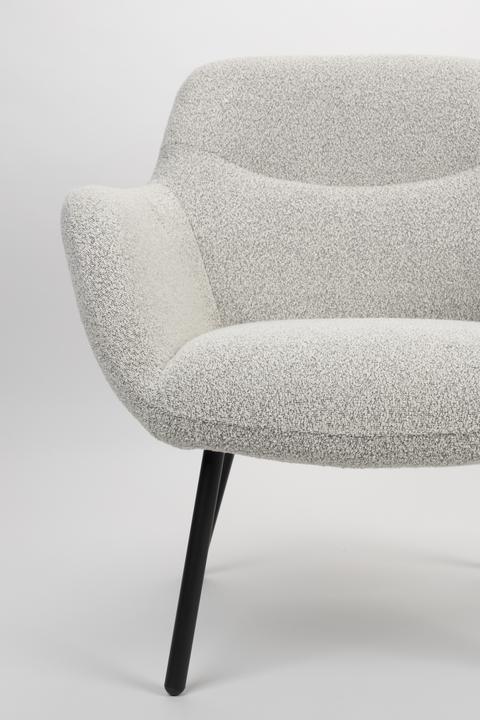 Actual product image Zuiver Dude Lounge Chair Boucle