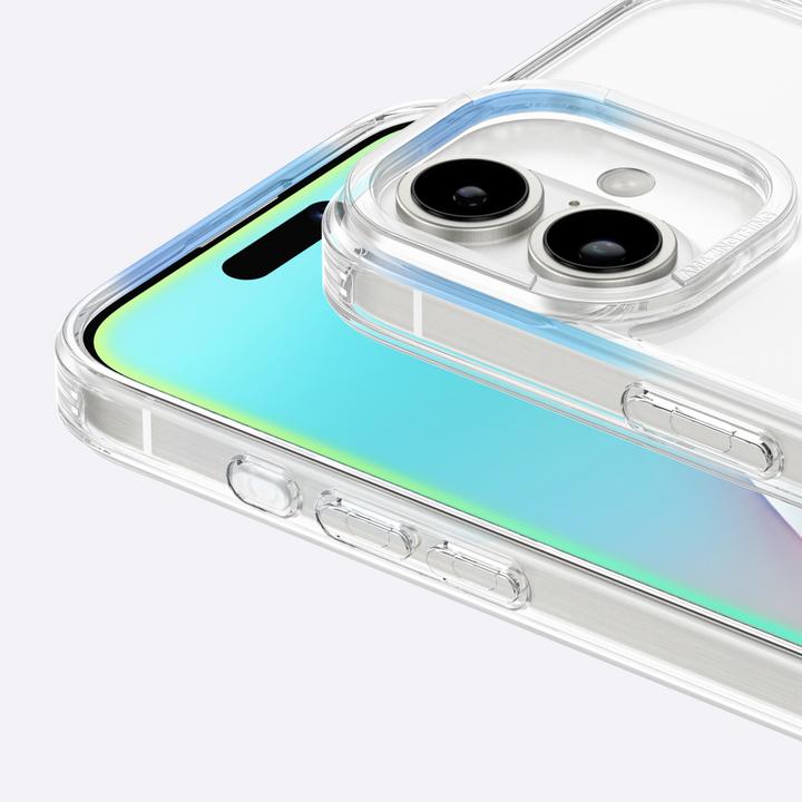 Actual product image Amazingthing Minimal Mag Case mit Magnetring für iPhone 16 - Transparent (Apple iPhone 16)