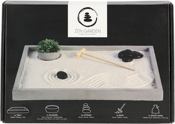 Produktbild Esschert Design Zen Garten (30.5 x 22.5 x 4 cm)