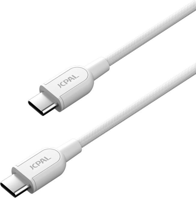 Image du produit JCPAL Flex Link USB-C to USB-C cable 1m - blanc (1 m)