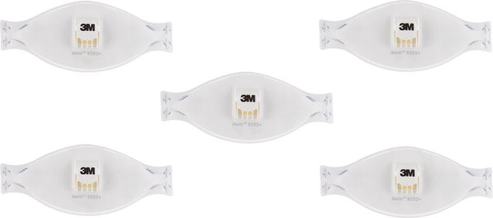 Image du produit 3M Masque de protection respiratoire, blanc (FFP2, FFP2 R D, 5 x)