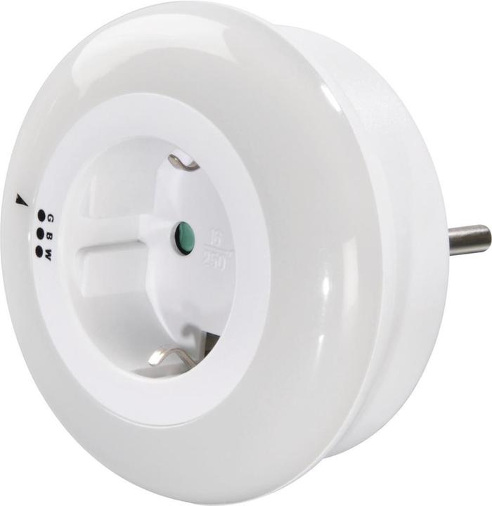 Hama LED nachtlampje Circle Colour met geïntegreerd stopcontact, lichtsensor, 3 kleuren