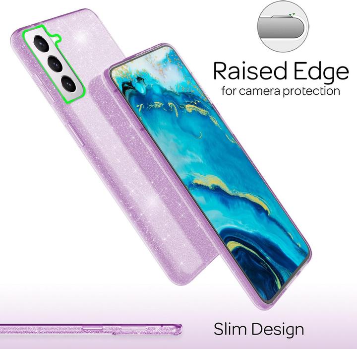 Produktbild Nalia Glitzer Handyhülle (Samsung Galaxy S22+)