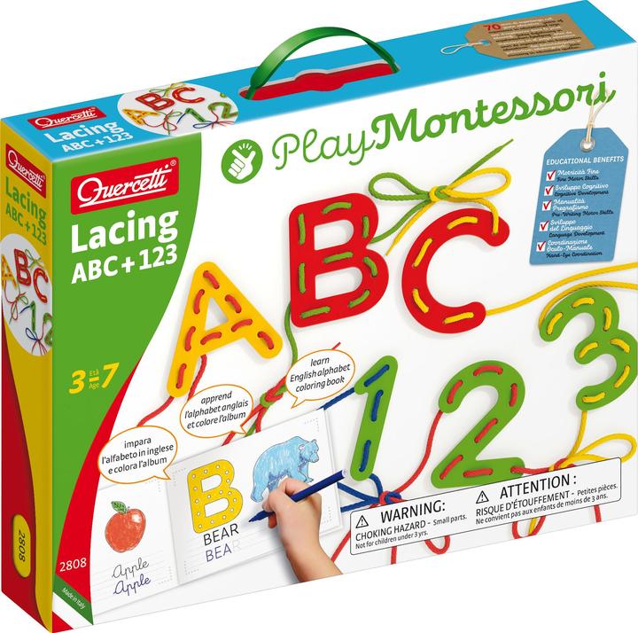 Image du produit Quercetti LACING ABC AVEC 123 (Italien)