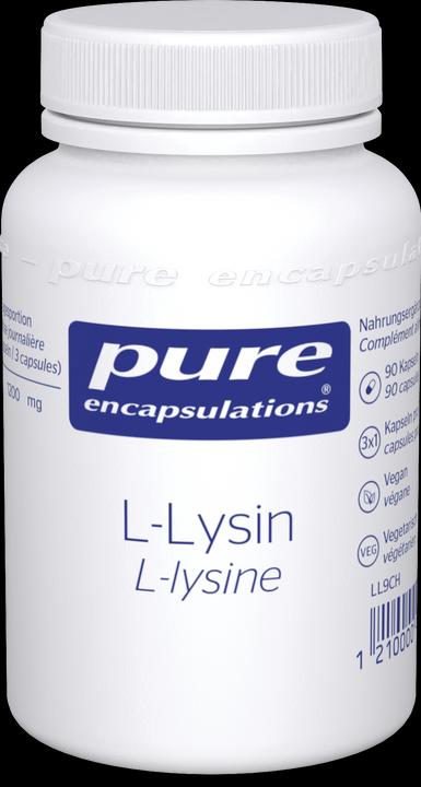 Actual product image Pure encapsulations L-lysine (90 Piece, Capsules, 84 g)