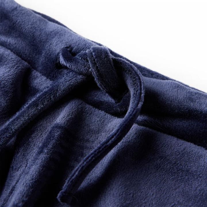 Actual product image VidaXL Children's tracksuit bottoms navy blue 140,Material: 94 (140)