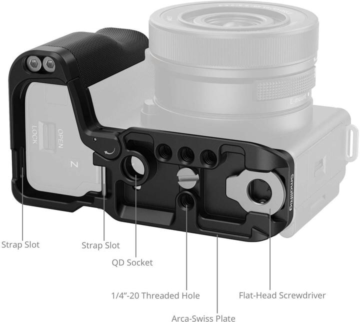Produktbild SmallRig L-Shape Mount Plate with Silicone Handle for Sony ZV-E10 II 4778