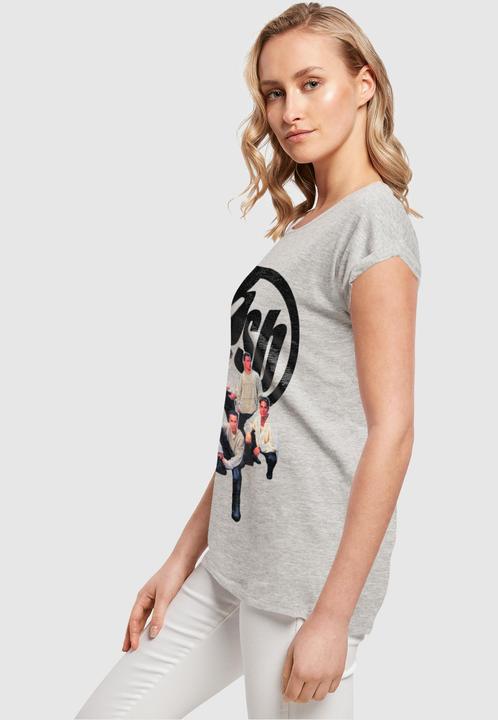 Produktbild Merchcode Ladies Backstreet Boys - Vintage Logo Extended Shoulder Tee - 111603 (XXL)