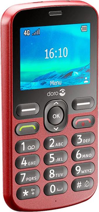 Produktbild Doro 1880 - Blister carton RED (2.40", 0.31 Mpx, 4G)
