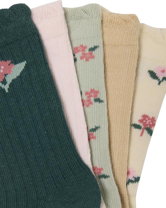 Produktbild Vertbaudet 5er-Pack Mädchen Socken mit Blumen (5er Pack, 27, 30)