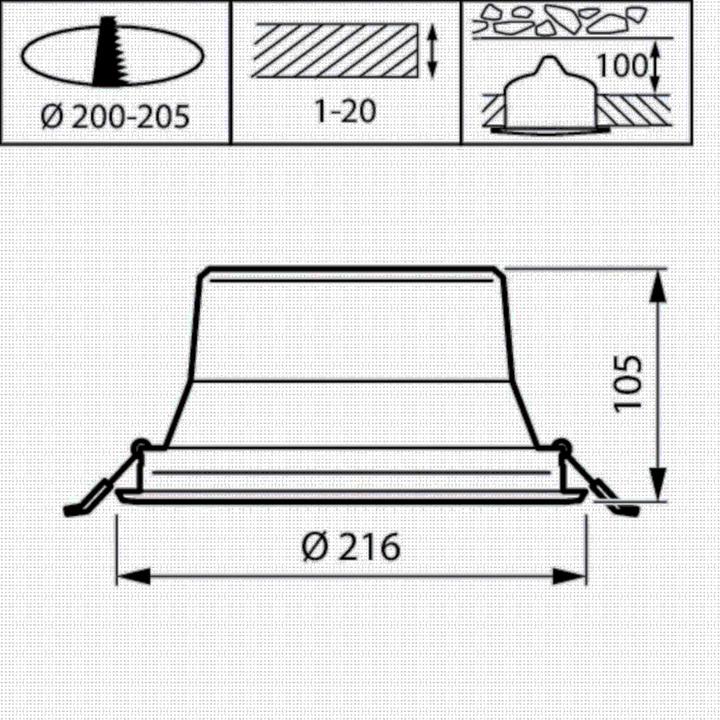 Immagine prodotto Philips Faretti da incasso a soffitto PHIL LED (2350 lm)