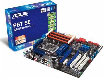 Produktbild ASUS P6T SE, Intel X58, LGA1366, CFX (LGA 1366, Intel X58, ATX)