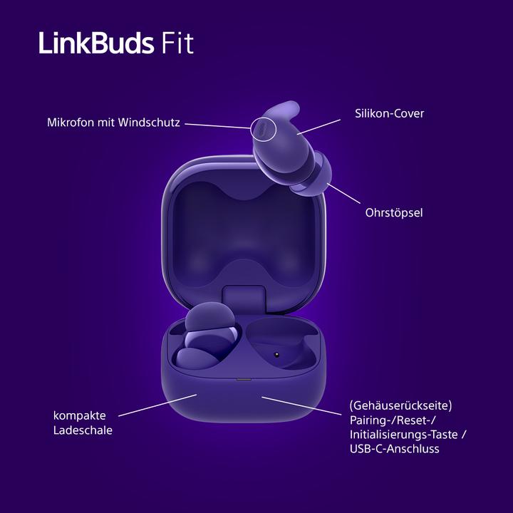 Actual product image Sony LinkBuds Fit (NC, 5.50 h, Wireless)