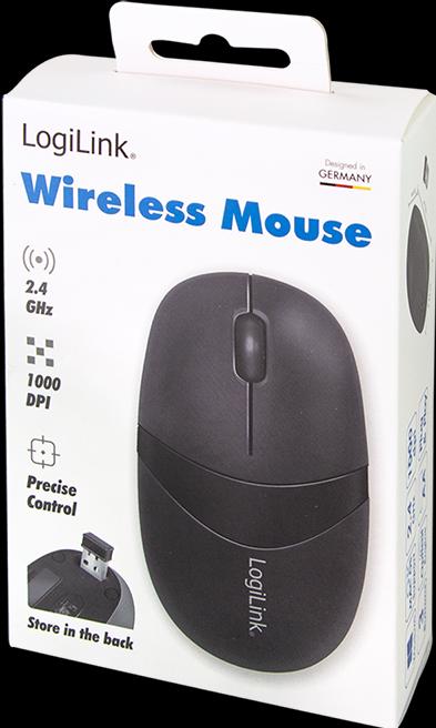 Immagine prodotto LogiLink Mouse ottico senza fili 2.4 GHz Mini con Autolink (Senza fili)