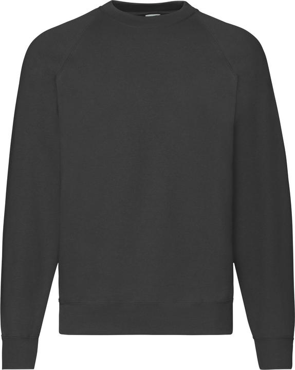 Actual product image Fruit of the Loom Mens Classic Raglan Sweatshirt (L)