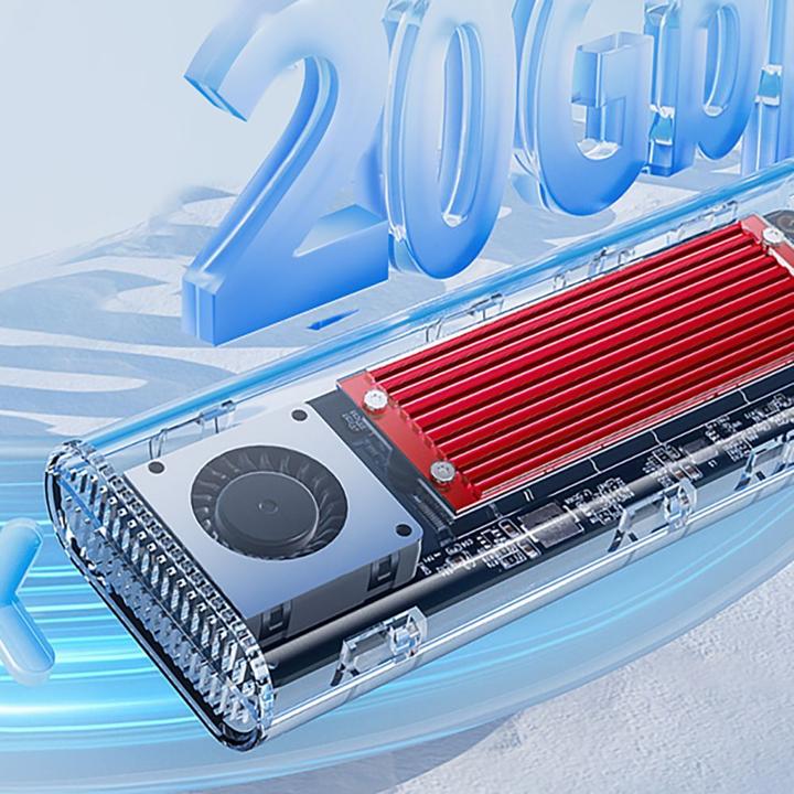 Produktbild Orico Other Computer Accessory TCM2-C3 M.2 NVME to USB-C 10Gb/s Disk Drive - Red (M.2)