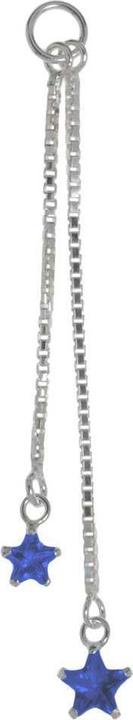 Actual product image Bijouteria Belly piercing pendant (Silver 925, Crystal)