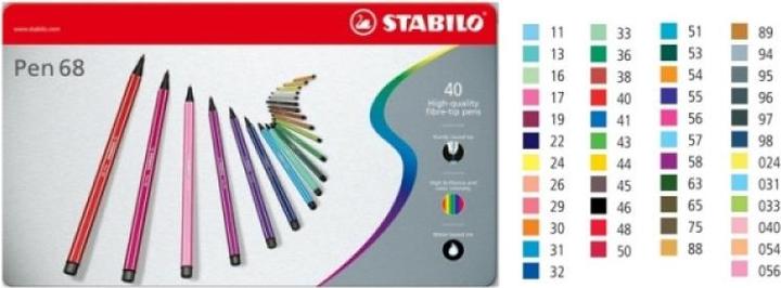 Immagine prodotto STABILO Penna 68 (Multicolore, 40 x)