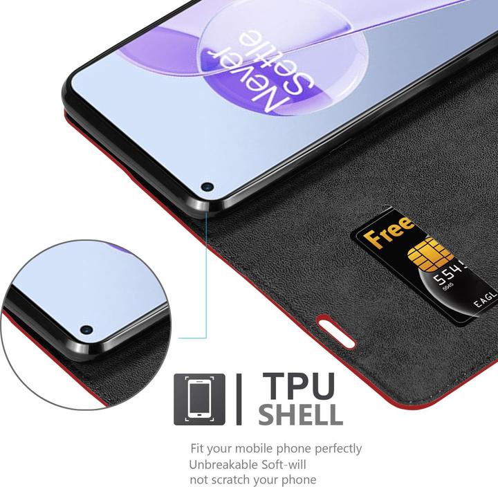 Produktbild Cadorabo Book Invis. Magnet Hülle (OnePlus 9RT 5G)