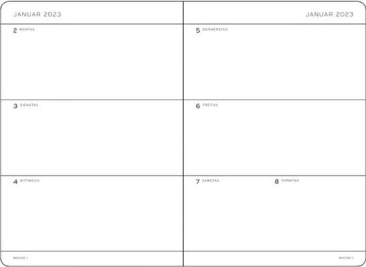 Produktbild Leuchtturm1917 Agenda Pocket (A6)