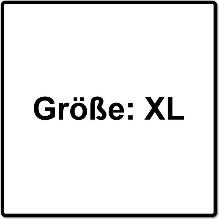 Produktbild Makita Polo Rugby Shirt T-Shirt Grösse XL 100% Baumwolle ( 98P184-XL ) Farbe schwarz (XL)