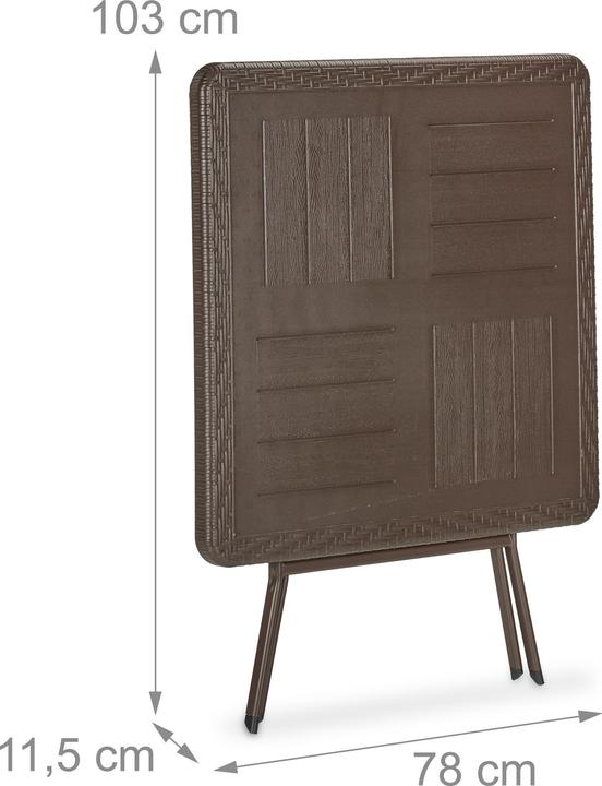 Actual product image Relaxdays Garden table (78 cm)