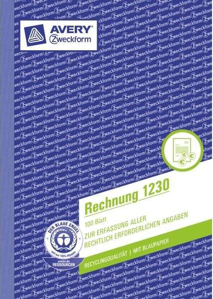 Produktbild Avery Rechnung (100 x)