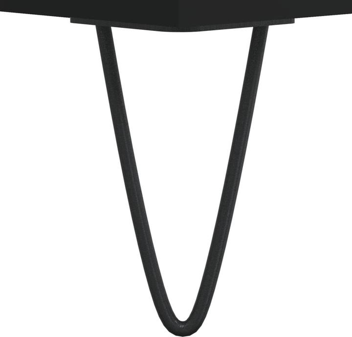 Produktbild VidaXL Plattenschrank Schwarz 85x38x48 cm Holzwerkstoff, Farbe
