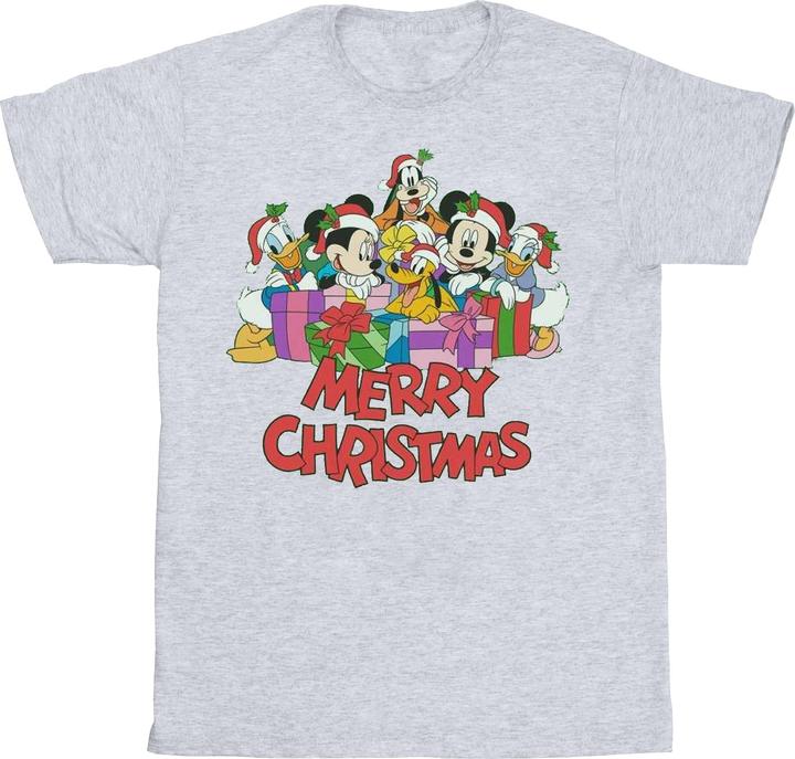Actual product image Disney Mens Mickey Mouse And Friends Christmas T-Shirt (L)