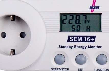 Image du produit NZR SEM16 Moniteur d'énergie en veille de haute précision 1x230V 08030301
