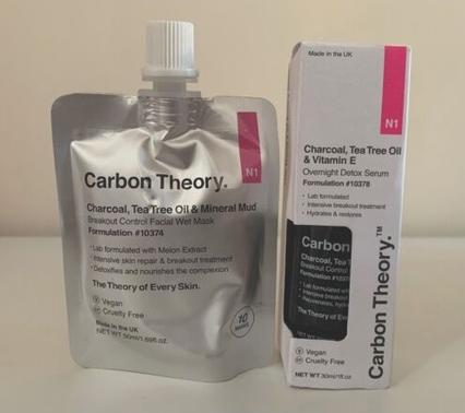 Actual product image Carbon Theory Skincare Face Mask and Serum Christmas Gifts Stocking Filler New