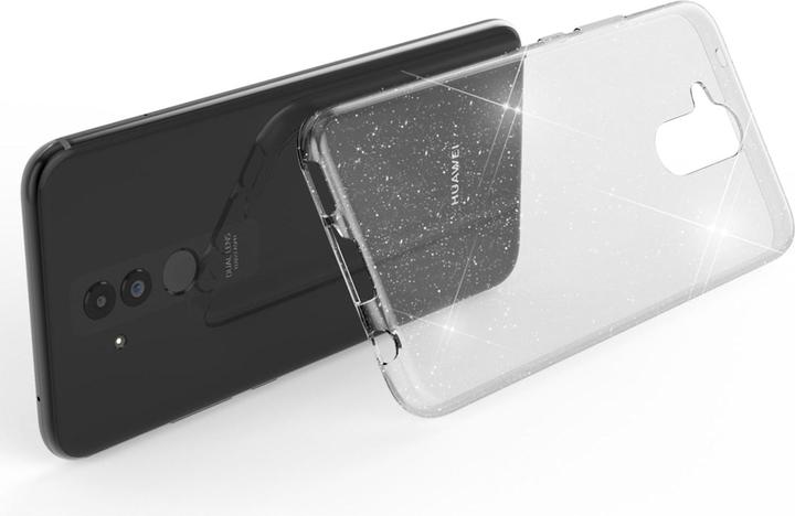 Actual product image Nalia Clear glitter silicone cover (Mate 20 Lite)