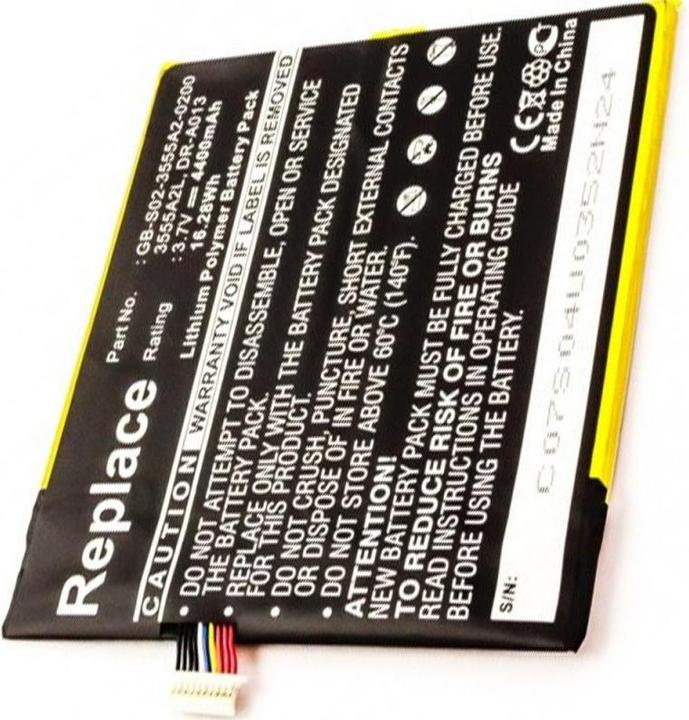 Actual product image Amazon Kindle Fire Battery, Battery D01400, DR-A013, QP01