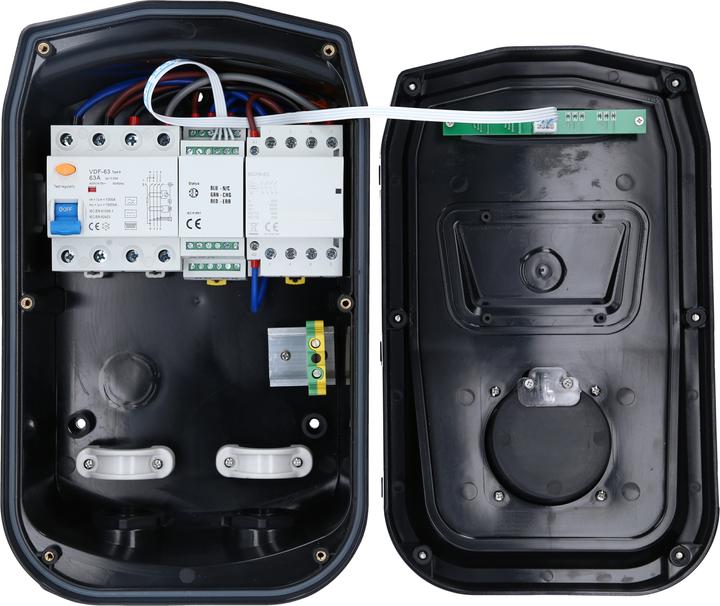 Image du produit KS Tools Boîte murale efuturo avec câble de chargement de type 2, 3 phases, sans contrôle (Type 2, 11 kW, 16 A)